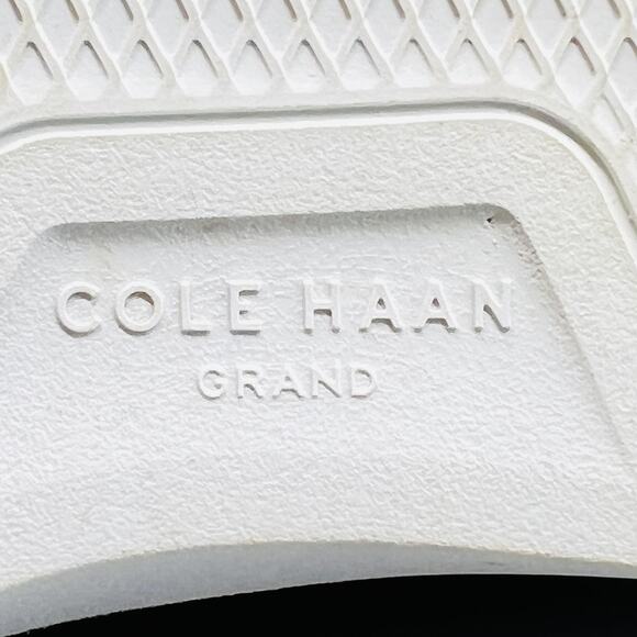 Cole Haan Shoes Mens 8.5 Blue Canvas Grand Penny Loafers Casual Comfort Walking